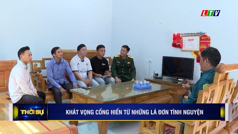 KHÁT VỌNG CỐNG HIẾN TỪ NHỮNG LÁ ĐƠN TÌNH NGUYỆN