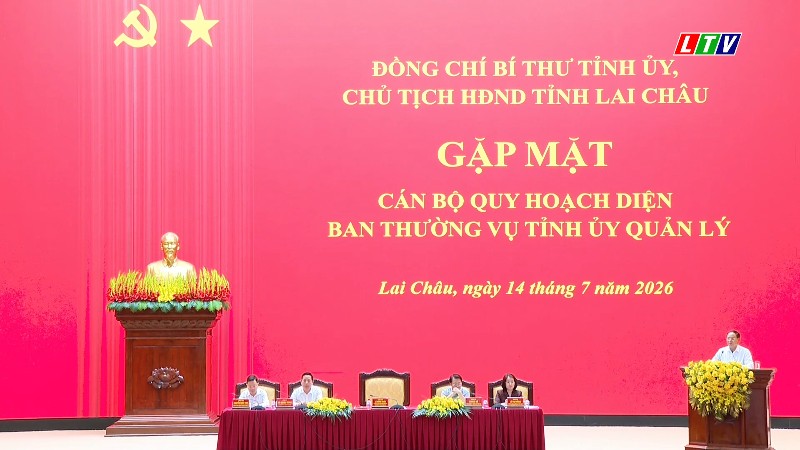 Gặp mặt cán bộ quy hoạch diện Ban Thường vụ Tỉnh ủy quản lý