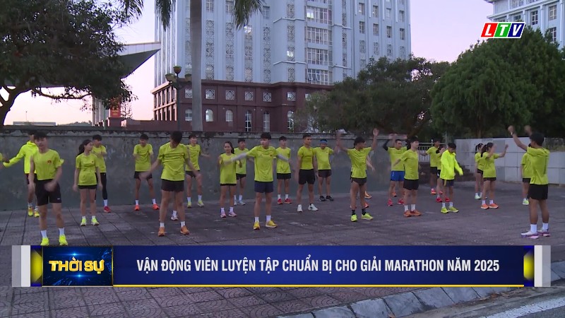 VẬN ĐỘNG VIÊN TÍCH CỰC LUYỆN TẬP CHUẨN BỊ CHO GIẢI MARATHON NĂM 2025 