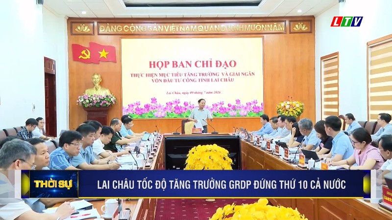 Lai Châu tốc độ tăng trưởng GRDP đứng thứ 10 cả nước