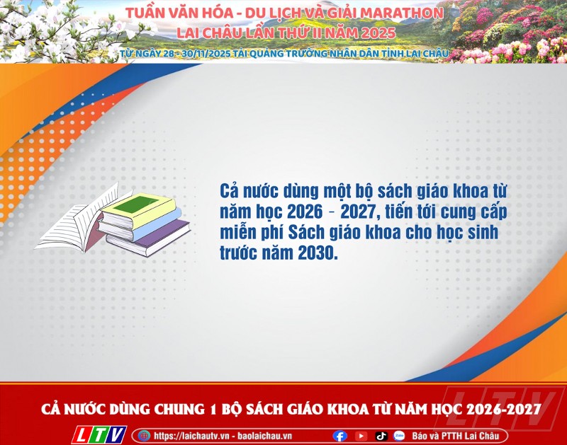 CẢ NƯỚC DÙNG CHUNG 1 BỘ SÁCH GIÁO KHOA TỪ NĂM HỌC 2026-2027