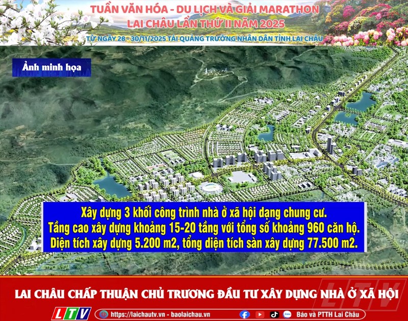 LAI CHÂU CHẤP THUẬN CHỦ TRƯƠNG ĐẦU TƯ XÂY DỰNG NHÀ Ở XÃ HỘI