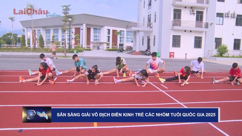 Sẵn sàng giải vô địch điền kinh trẻ các nhóm tuổi Quốc gia 2025