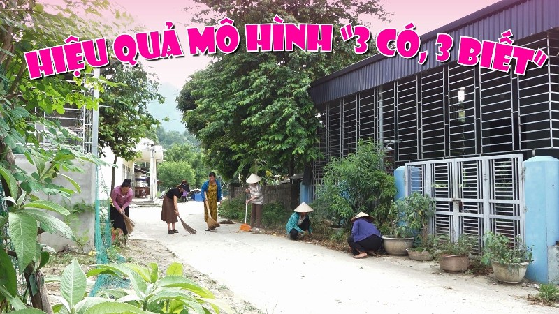 Hiệu quả mô hình “3 có, 3 biết”