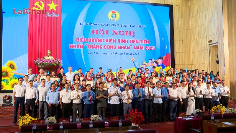 Hội nghị biểu dương điển hình tiên tiến nhân Tháng Công nhân năm 2025