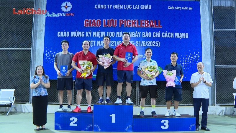 Giao lưu Pickleball chào mừng Kỷ niệm 100 năm ngày Báo chí Cách mạng Việt Nam