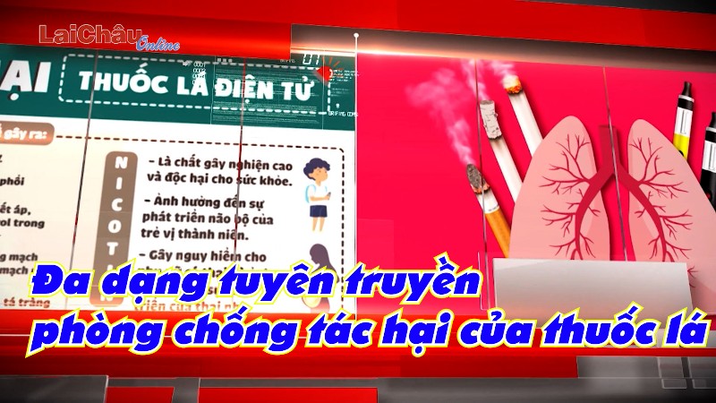 Đa dạng tuyên truyền phòng chống tác hại của thuốc lá