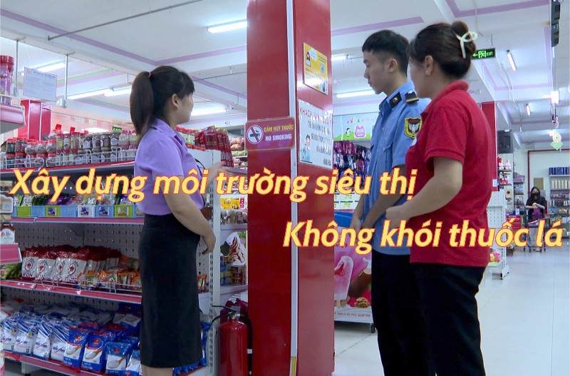 Xây dựng môi trường siêu thị không khói thuốc lá