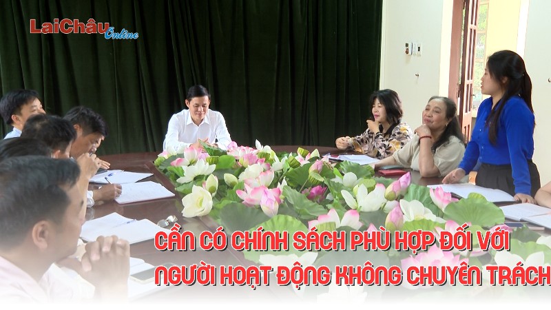 Cần có chính sách phù hợp đối với người hoạt động không chuyên trách
