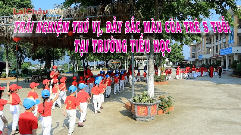 Trải nghiệm thú vị, đầy sắc màu của trẻ 5 tuổi tại trường Tiểu học