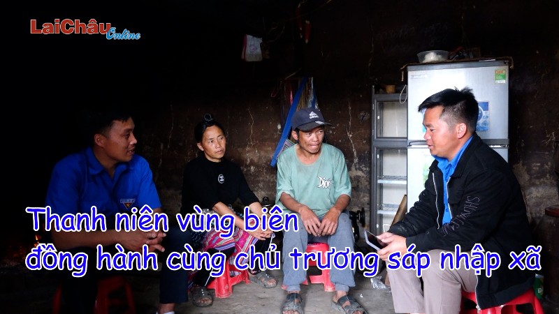 Thanh niên vùng biên đồng hành cùng chủ trương sáp nhập xã