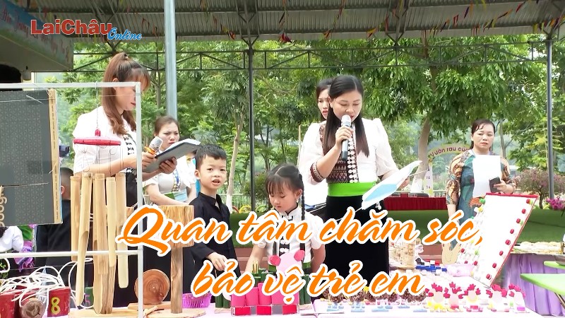 Quan tâm chăm sóc, bảo vệ trẻ em