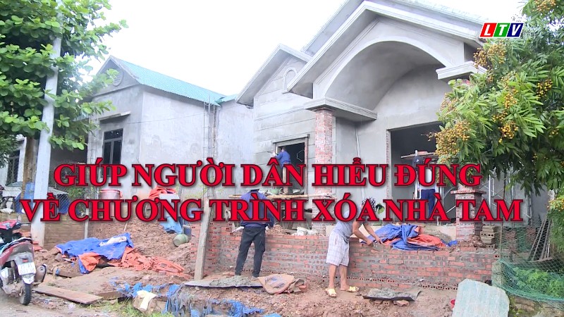 Giúp người dân hiểu đúng về Chương trình xóa nhà tạm, nhà dột nát