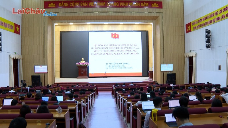 Tập huấn về tổ chức và hoạt động của tổ chức Đảng, chính quyền ở cấp xã (mới)