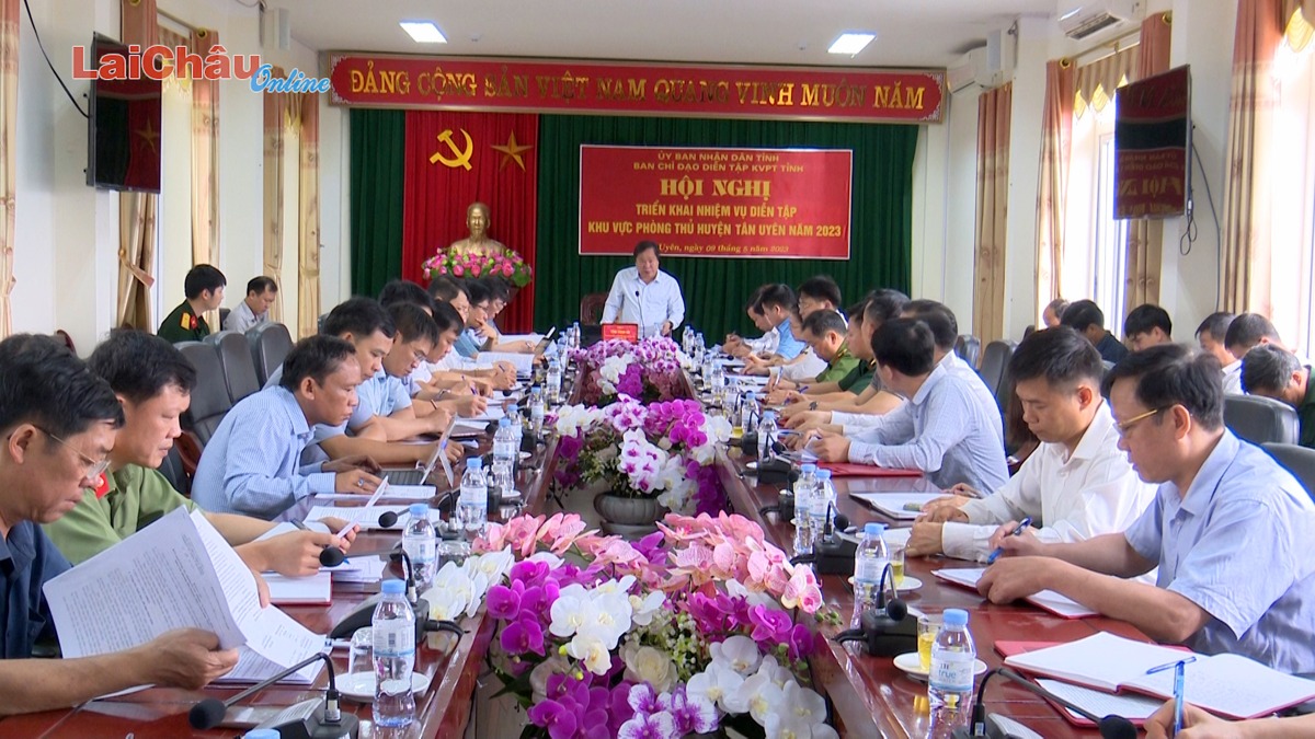 Triển khai nhiệm vụ diễn tập khu vực phòng thủ huyện Tân Uyên năm 2023