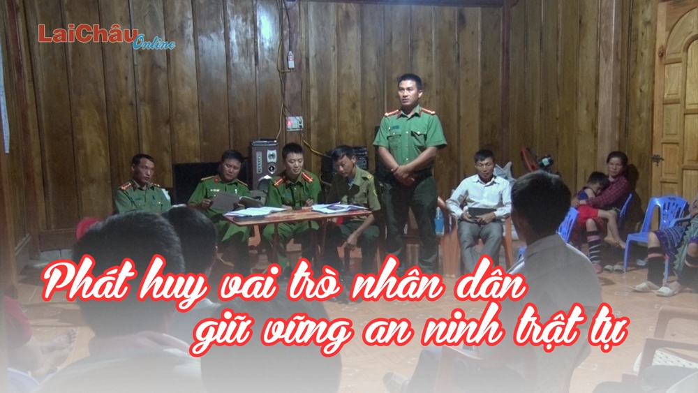 Phát huy vai trò nhân dân giữ vững an ninh trật tự