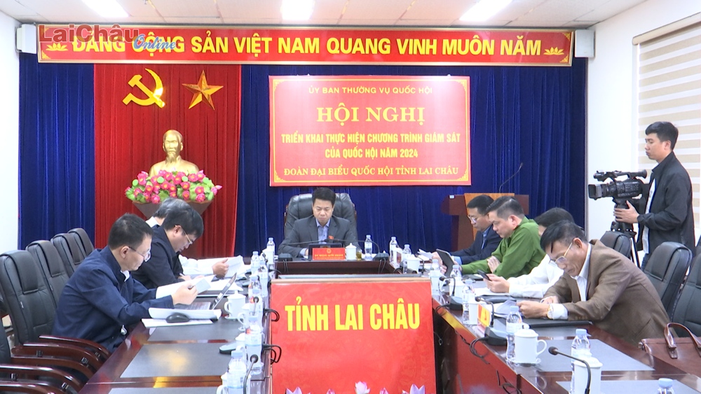 Triển khai chương trình giám sát của Quốc hội năm 2024