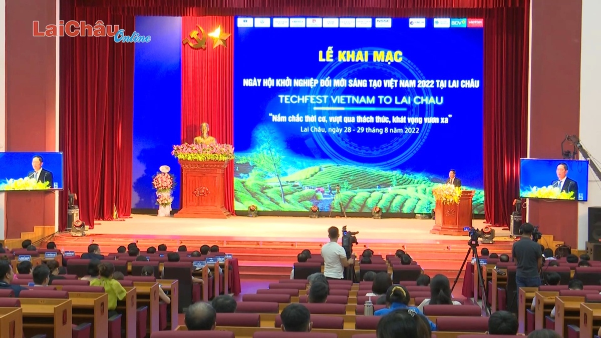 Khai mạc Ngày hội khởi nghiệp đổi mới sáng tạo Việt Nam 2022 tại Lai Châu