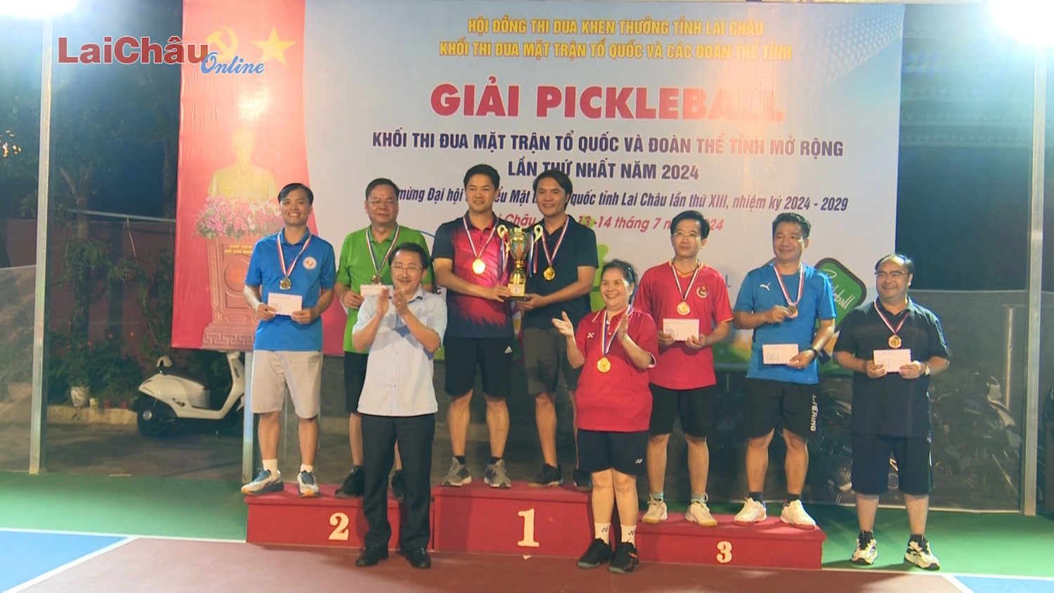 Giải Pickleball Khối thi đua MTTQ và các đoàn thể tỉnh
