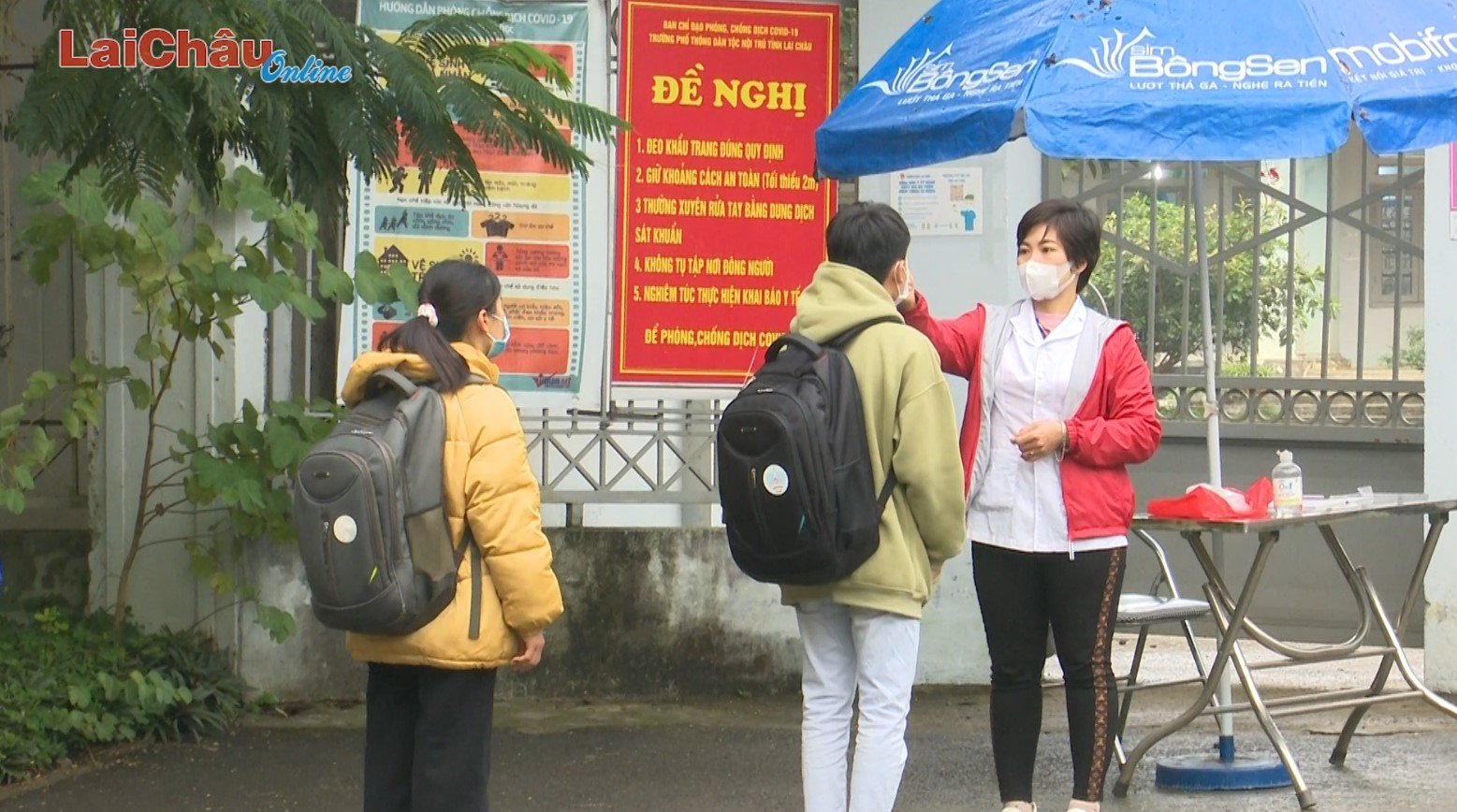 Trường Phổ thông Dân tộc nội trú tỉnh siết chặt công tác phòng, chống dịch Covid-19