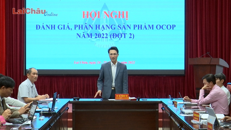 Đánh giá, phân hạng sản phẩm OCOP đợt 2/2022