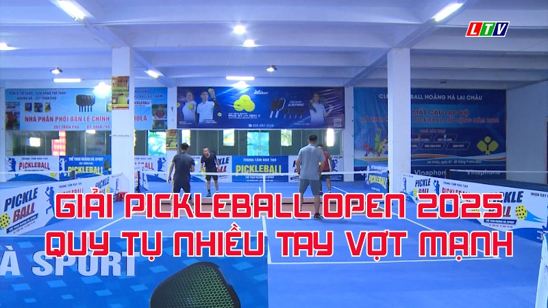 Giải PickleBall Open 2025 - Quy tụ nhiều tay vợt mạnh