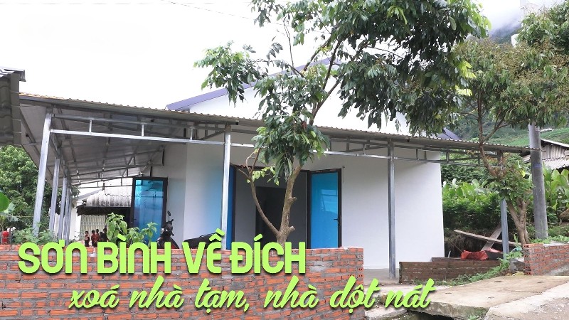 Sơn Bình về đích xoá nhà tạm, nhà dột nát