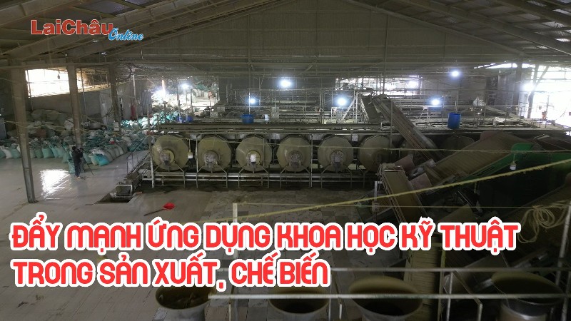 Đẩy mạnh ứng dụng khoa học kỹ thuật trong sản xuất, chế biến