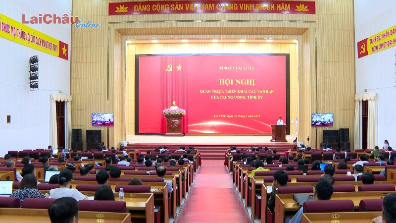 Hội nghị quán triệt, triển khai các văn bản của Trung ương, của tỉnh